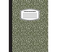 Classic Composition Notebook: (8.5x11) Wide Ruled Lined Paper Notebook Journal (Olive Green) (Notebook for Kids, Teens, Students, Adults) Back to School and Writing Notes