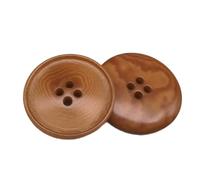 Classic Corozo Buttons - Four Colours - Three Sizes - Made and Shipped from Spain - Brown, 20 mm