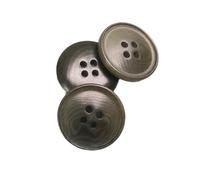 Classic Corozo Buttons - Four Colours - Three Sizes - Made and Shipped from Spain - Green, 15 mm