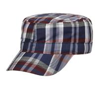 Classic Cotton Check Army Cap by Lipodo