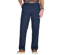 Classic Cotton Chino Trousers with Coin Pocket Pegasus Navy 42S