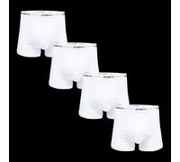 Classic Cotton White Boxers - 4 Pk OddBalls White L