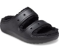 Crocs Unisex Classic Cozzzy Sandal Slide, Black/Black, 4 UK