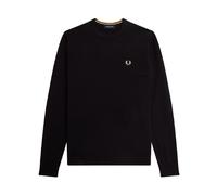 Classic Crew Neck Jumper - male - Fred Perry - Sweatshirts - Black - S - Sweatshirts & Hoodies S