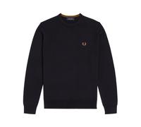 Classic Crew Neck Knit - male - Fred Perry - Round-neck Knitwear - Blue - M - Knitwear M