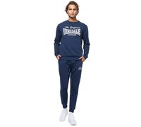 Classic crew-neck sweatshirt Lonsdale Burghead Bleu 3XL