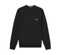 Classic Crewneck Jumper - male - Fred Perry - Sweatshirts - Black - L - Sweatshirts & Hoodies L
