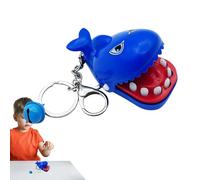 Classic Crocodile Biting Hand Gags Toy,Finger Biting Animal key chain Toys,New Cartoon Bite Your Hand Crocodile Game Key Chain,for Kids, key chain