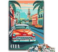 Classic Cuba Jigsaw Puzzles for Teenagers 2000 Pieces, Challenging Game And Family Play with Matching Poster And Trivia Sheet 2000pcs(70x100cm)