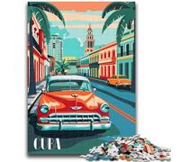 Classic Cuba Puzzles for Adults And Teenagers, Pattern Assembly Deal As Gifts for The Whole Family Suitable for And 14 1000pcs(50x75cm)