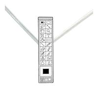 Classic Cursor Brooch PS Symbol Esc Keyboard Window Hourglass Enamel Pin, Klein, Non-precious metal