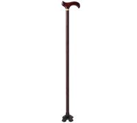 Classic Curved Walking Cane for Women,Omic Beech Mobility, 2 Types of Foot Pads Available