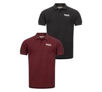 Classic cut polo shirt Lonsdale Lingholme (x2) Noir XL