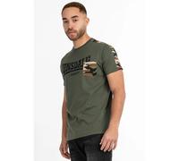 Classic cut T-shirt Lonsdale Huxter Vert 2XL