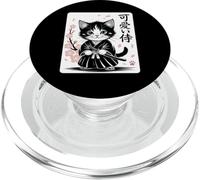 Classic Cute Kawaii Baby Samurai Cat - Cute Japanese Sakura PopSockets PopGrip for MagSafe