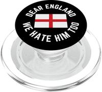 Classic Dear England We Hate Him Too PopSockets PopGrip for MagSafe