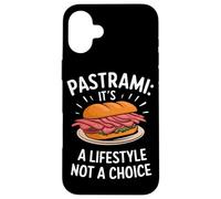 Classic Deli Pastrami Sandwich Lover Culinary Delight Case for iPhone 16 Plus