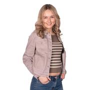 Classic Denim Whisky Jacket with Grey Cropped Jacket, Chest Pockets with Button Closer (UK, Numeric, 12, Regular, Regular, Grey)