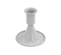 Classic Design Metal Candle Holder with Timeless Shape That Works Well in Both Formal and Informal Environments (White)