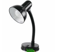 Classic Desk Lamp Reading Light Flexi Neck Office Study Bedside Table Black