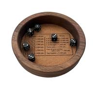 - Classic Dice Game - Classic Dice Game with Tablet, Robust Wooden Dice Tray for Farkles Dice Game | The Board Game Experience Prevents Dice Rolling Away for Family