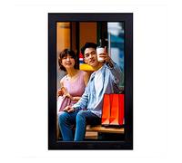 Classic Digital Photo Frame, 23.8-inch Digital Photo Frame, 16Gb Memory with Pictures, Music, Suitable for Various Scene Videos (Cool Black)