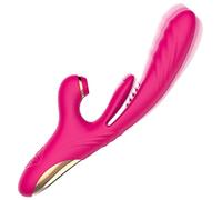 Classic Dildos 3 in 1 Clitoris Vibrator for Women G Spot Tongue Licking Vacuum Clit Stimulator Dildo Vibrator Sexy Toys for Adults 18