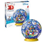 Classic Disney Characters 3D Jigsaw Puzzle for Kids and Adults Age 6 Years Up - 72 Pieces - No Glue Required, 12,9 x 12,9 x 15,9 cm, Blau