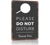 Classic Do Not Disturb Vintage Sign for Workshop Studio 8 X 12 in