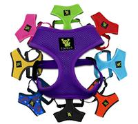 Classic Dog Harness Innovative Mesh No Pull No Choke Design Soft Double Padded Breathable Vest for Eco-Friendly Easy Control Walking For Large Puppies Full size breeds & Extra Large Dogs (XXL, Purple)