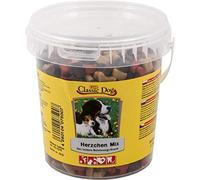 Classic Dog Snack Herzchen Mix Eimer 500g