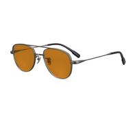 Classic Double Bridge Blue Light Blocking Glasses for Mens Lightweight UV Protection Computer Reading Gaming Glasses,Metallic,+2.75