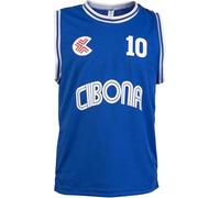 Classic Dražen Petrovic KK Cibona Zagreb Retro Basketball League Play 10 Jersey XXL Blue