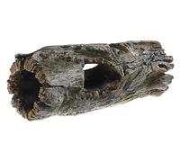 CLASSIC Driftwood Chunky Grey Hideaway Aqaurium Onament 225 x 90 x 90 mm | Hand-Painted Resin Decoration for Freshwater Fish Tanks & Aquascapes