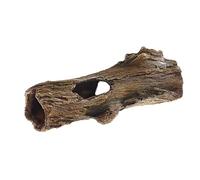 CLASSIC Driftwood Narrow Brown Hideaway Aqaurium Ornament 215 x 80 x 55 mm| Hand-Painted Resin Decoration for Freshwater Fish Tanks & Aquascapes