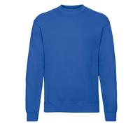 Classic Drop Shoulder Sweatshirt Fruit Of The Loom Blue L