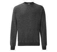 Classic Drop Shoulder Sweatshirt Fruit Of The Loom Grey L