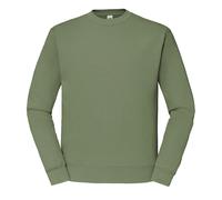 Classic Drop Shoulder Sweatshirt Fruit Of The Loom Olive L