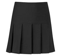 Classic Drop Waist Pleat Skirt - Modest Length - Smart Tailoring - Ideal for Occasions, Office Wear, Weddings, Parties, Events - Practical & Long Lasting - Great Value for Money - Grey/Black/Navy