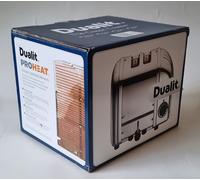 Classic DUALIT 2 Slice Vario Toaster Stainless Steel Hand Built in UK - REDUCED