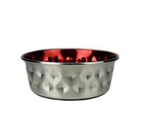 Classic Durapet Deluxe Pet Bowl - Red - Size: Small