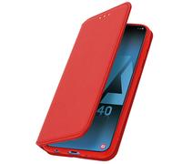 Classic Edition stand case with card slot for Galaxy A40 - Red