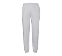 Classic Elasticated Hem Jogging Bottoms Fruit Of The Loom Grey XL