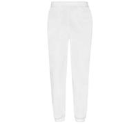 Classic Elasticated Hem Jogging Bottoms Fruit Of The Loom White XXXL