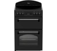 Leisure Classic CLB60ECK 60cm Wide Single Oven Electric Cooker with Ceramic Hob - Black - A/A Rated