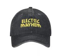 Classic Electric Mayhem Baseball Caps Unisex Distressed Denim Washed Headwear Sesame Street Monster Adjustable Hats Cap Gift