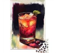 Classic Elegance Drink 1000 Piece Jigsaw, Festive Gift, 52x38cm/1000pcs