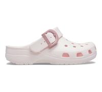 Classic Enamel Buckle Clogs Light Pink