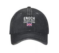 Classic Enoch was Right About Everything Baseball Cap Unique Hats Beach Bag Men's Caps Women's Essential for Summer