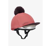 Classic equestrian helmet cover with removable pom-pom LeMieux